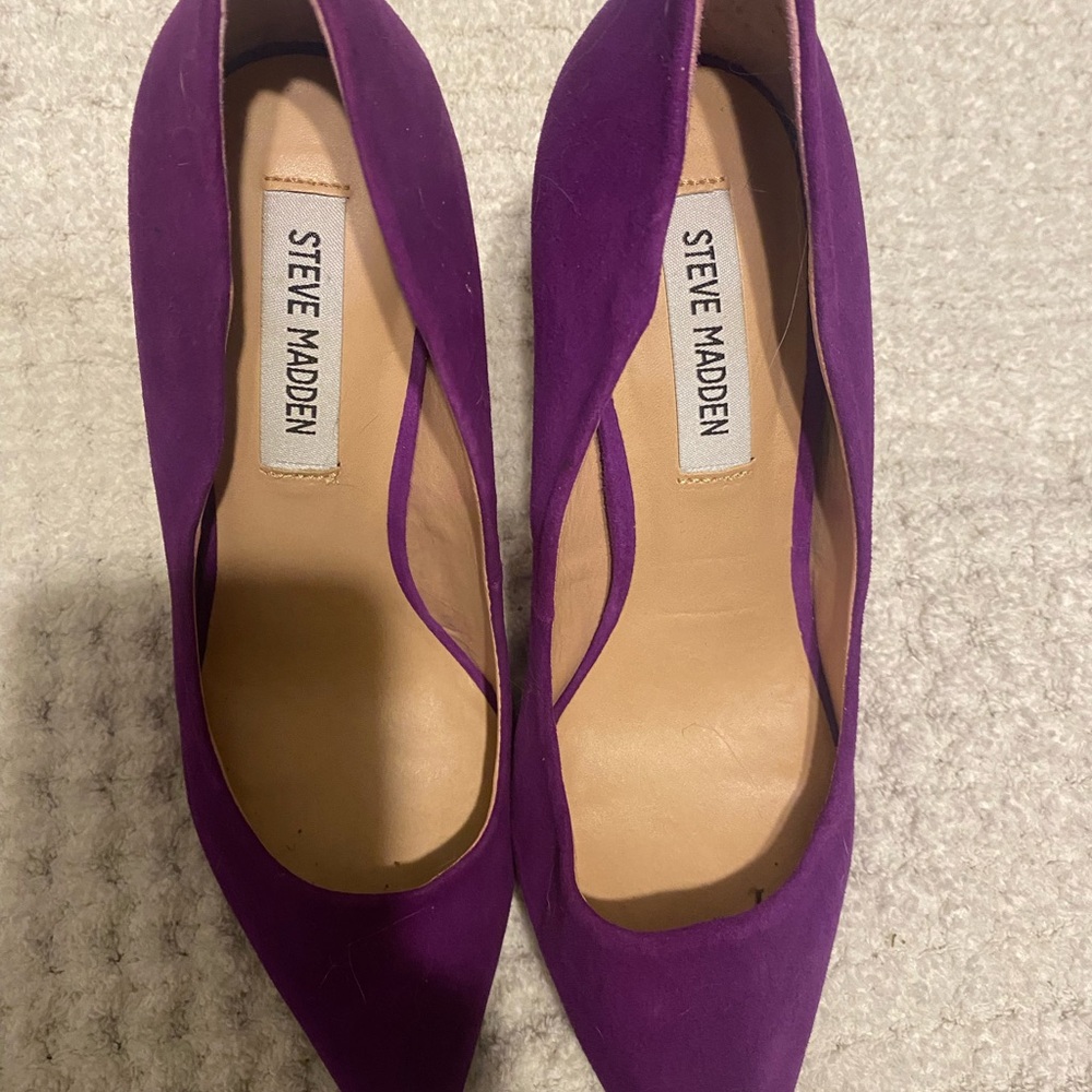 Steve Madden Vibrant Purple Heels